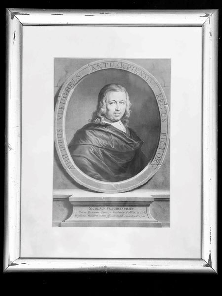 Nicolas De Larmessin (1684-1756) da Jean Baptiste de Champagne Ritratto del pittore Philippe Vleughels  - Asta Oltre 300 lotti ad offerta libera - Associazione Nazionale - Case d'Asta italiane