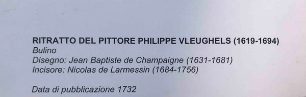 Nicolas De Larmessin (1684-1756) da Jean Baptiste de Champagne Ritratto del pittore Philippe Vleughels  - Asta Oltre 300 lotti ad offerta libera - Associazione Nazionale - Case d'Asta italiane