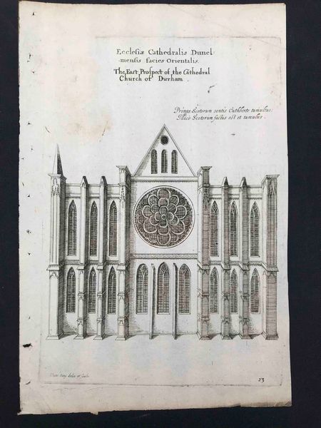 Daniel King (1635-1664). 3 incisioni di Cattedrali inglesi. <BR>  - Asta Oltre 300 lotti ad offerta libera - Associazione Nazionale - Case d'Asta italiane