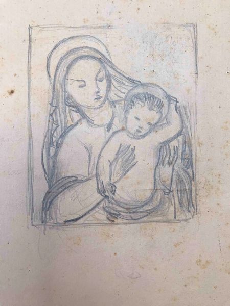 Artista ligure degli anni'20. Cartella di 11 disegni su 7 fogli  - Asta Oltre 300 lotti ad offerta libera - Associazione Nazionale - Case d'Asta italiane