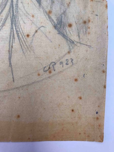 Artista ligure degli anni'20. Cartella di 11 disegni su 7 fogli  - Asta Oltre 300 lotti ad offerta libera - Associazione Nazionale - Case d'Asta italiane