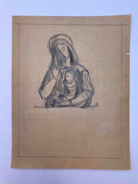 Artista ligure degli anni'20. Cartella di 11 disegni su 7 fogli  - Asta Oltre 300 lotti ad offerta libera - Associazione Nazionale - Case d'Asta italiane