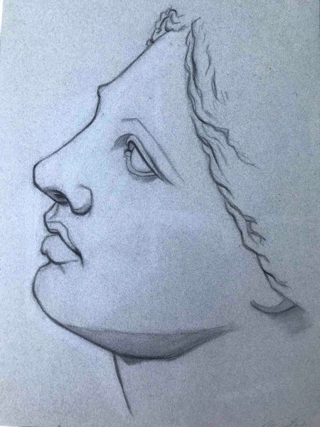 Tre disegni del XIX secolo Volti  - Asta Oltre 300 lotti ad offerta libera - Associazione Nazionale - Case d'Asta italiane