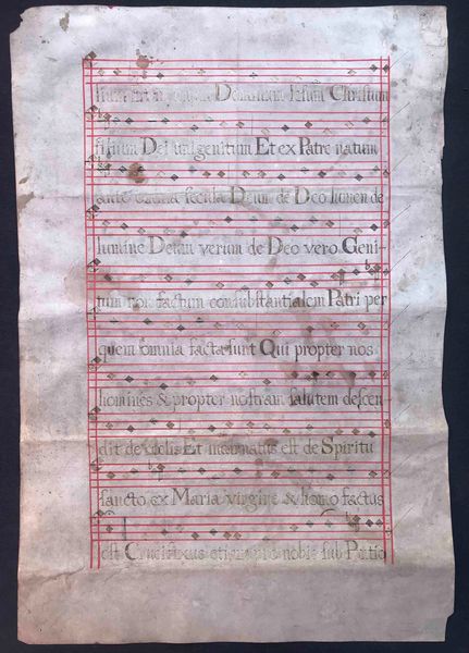 Antica pagina di messale  - Asta Oltre 300 lotti ad offerta libera - Associazione Nazionale - Case d'Asta italiane