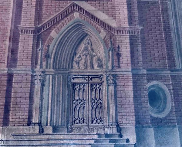 Grande progetto di architettura Chiesa in stile neogotico  - Asta Oltre 300 lotti ad offerta libera - Associazione Nazionale - Case d'Asta italiane