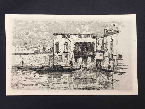 Emanuele Brugnoli (1859-1944) Veduta Veneziana  - Asta Oltre 300 lotti ad offerta libera - Associazione Nazionale - Case d'Asta italiane