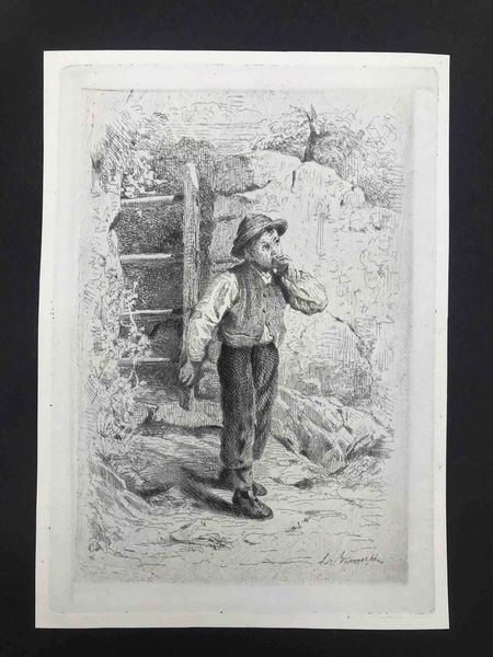 Luigi Bianchi (1827 - 1914) Contadinello  - Asta Oltre 300 lotti ad offerta libera - Associazione Nazionale - Case d'Asta italiane