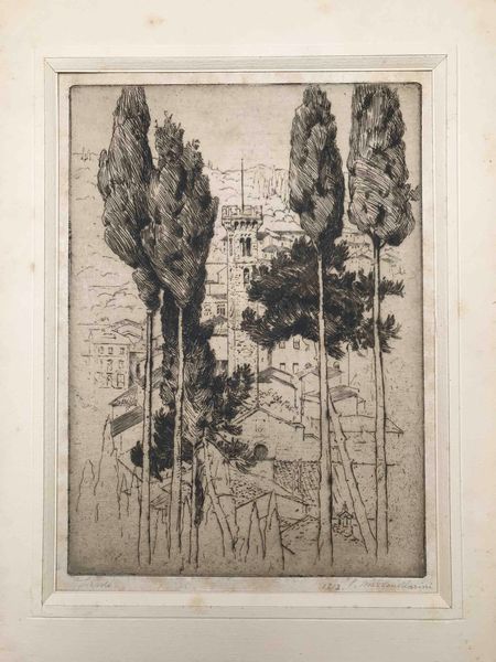 Emilio Mazzoni Zarini (1869-1949) Fiesole  - Asta Oltre 300 lotti ad offerta libera - Associazione Nazionale - Case d'Asta italiane