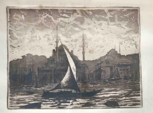 Autore degli anni'20 Veduta di Costantinopoli  - Asta Oltre 300 lotti ad offerta libera - Associazione Nazionale - Case d'Asta italiane