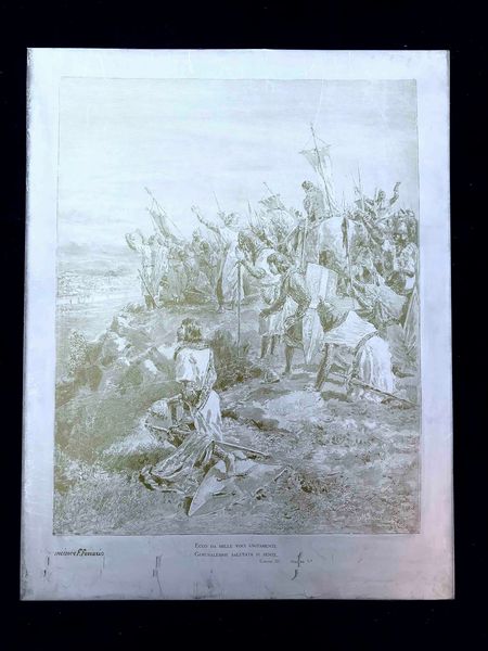 Edoardo Matania (1847-1929) illustratore, matrice originale  - Asta Oltre 300 lotti ad offerta libera - Associazione Nazionale - Case d'Asta italiane