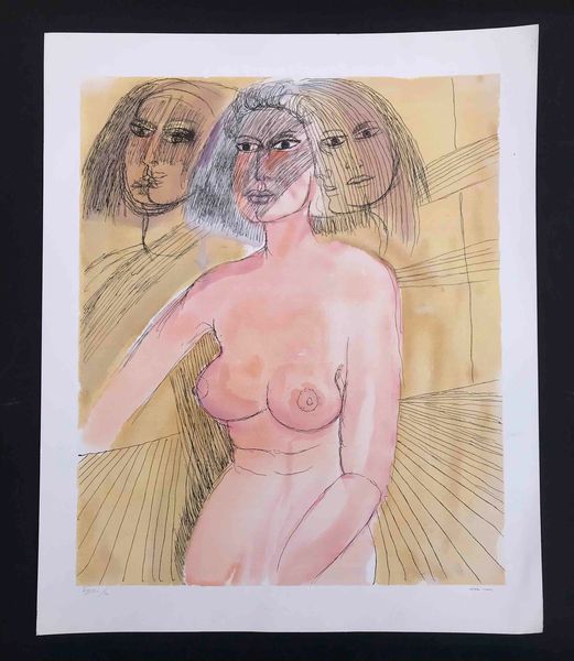 Bruno Cassinari Tre donne  - Asta Oltre 300 lotti ad offerta libera - Associazione Nazionale - Case d'Asta italiane