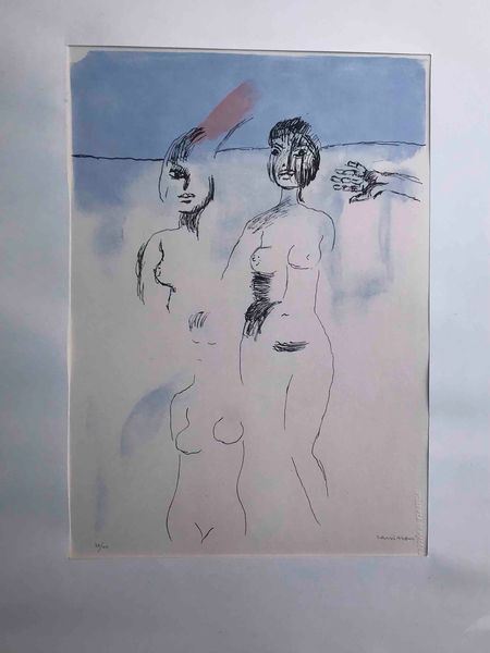 Bruno Cassinari Piccoli nudi  - Asta Oltre 300 lotti ad offerta libera - Associazione Nazionale - Case d'Asta italiane