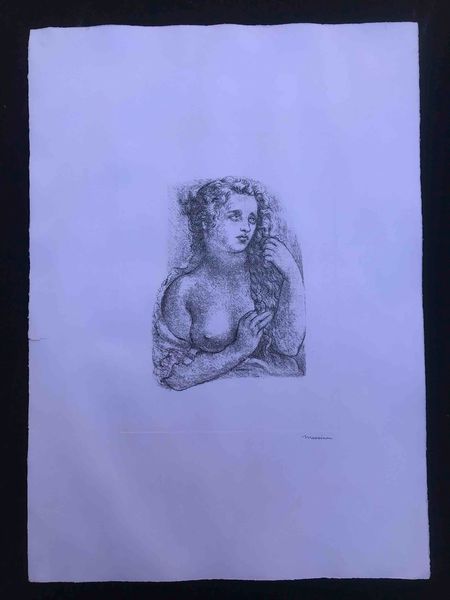 Francesco Messina : Busto di fanciulla  - Asta Oltre 300 lotti ad offerta libera - Associazione Nazionale - Case d'Asta italiane