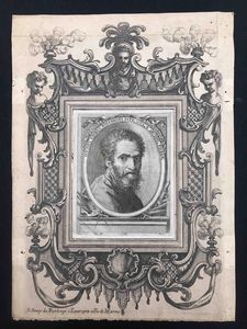 Tommaso Piroli (1757-1824) Ritratto di Michelangelo Buonarroti  - Asta Oltre 300 lotti ad offerta libera - Associazione Nazionale - Case d'Asta italiane
