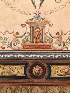 Carlo Codebue (XIX-XX secolo) Progetto per soffitto  - Asta Oltre 300 lotti ad offerta libera - Associazione Nazionale - Case d'Asta italiane