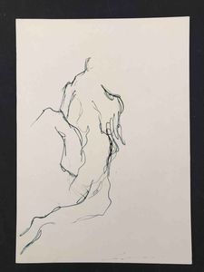 Ernesto Treccani : Due disegni con autentica Figure  - Asta Oltre 300 lotti ad offerta libera - Associazione Nazionale - Case d'Asta italiane