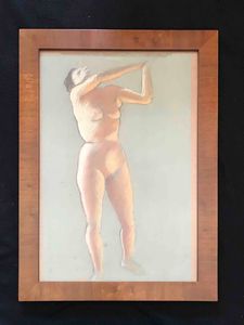 Autore degli anni'20; 2 pastelli  - Asta Oltre 300 lotti ad offerta libera - Associazione Nazionale - Case d'Asta italiane