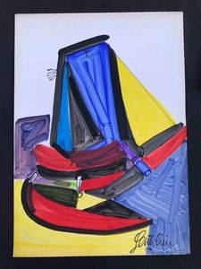 Aldo Gentilini - Composizione astratta