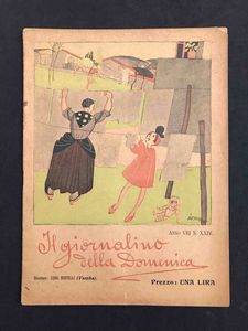 Autori vari, 14 numeri de Il giornalino della Domenica  - Asta Oltre 300 lotti ad offerta libera - Associazione Nazionale - Case d'Asta italiane