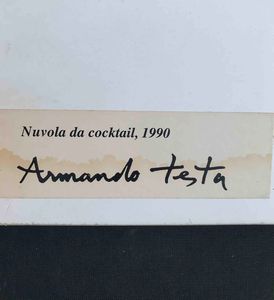 Armando Testa Nuvola da cocktail, 1990  - Asta Oltre 300 lotti ad offerta libera - Associazione Nazionale - Case d'Asta italiane