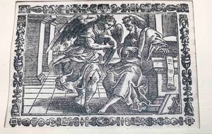 Autore del 600, 4 xilografie in cornice  - Asta Oltre 300 lotti ad offerta libera - Associazione Nazionale - Case d'Asta italiane