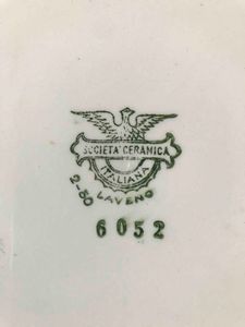 Coppia di piatti antica Lodi. Laveno anni'30  - Asta Oltre 300 lotti ad offerta libera - Associazione Nazionale - Case d'Asta italiane