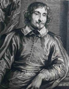 Paulus Pontius (1603-1658) da Van Dyck Ritratto di Cesare Alessandro Scaglia  - Asta Oltre 300 lotti ad offerta libera - Associazione Nazionale - Case d'Asta italiane