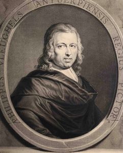 Nicolas De Larmessin (1684-1756) da Jean Baptiste de Champagne Ritratto del pittore Philippe Vleughels  - Asta Oltre 300 lotti ad offerta libera - Associazione Nazionale - Case d'Asta italiane