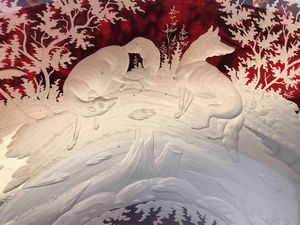 Maestro boemo. Importante alzata in cristallo  - Asta Oltre 300 lotti ad offerta libera - Associazione Nazionale - Case d'Asta italiane