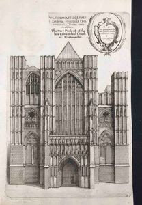Daniel King (1635-1664). 3 incisioni di Cattedrali inglesi. <BR>  - Asta Oltre 300 lotti ad offerta libera - Associazione Nazionale - Case d'Asta italiane