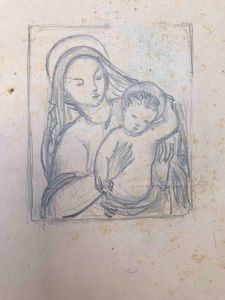 Artista ligure degli anni'20. Cartella di 11 disegni su 7 fogli  - Asta Oltre 300 lotti ad offerta libera - Associazione Nazionale - Case d'Asta italiane