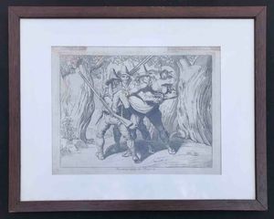 Bartolomeo Pinelli - Frascatana rapita dai Briganti