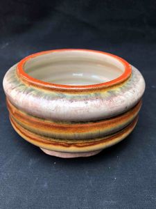 Albissola. Recipiente rotondo con coperchio  - Asta Oltre 300 lotti ad offerta libera - Associazione Nazionale - Case d'Asta italiane