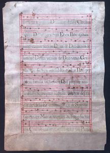 Antica pagina di messale  - Asta Oltre 300 lotti ad offerta libera - Associazione Nazionale - Case d'Asta italiane