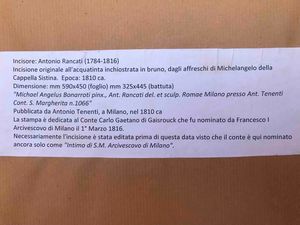 Antonio Rancati (1784-1816) da Michelangelo Sibilla Erithiaca  - Asta Oltre 300 lotti ad offerta libera - Associazione Nazionale - Case d'Asta italiane