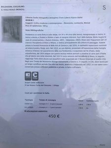Guglielmo Baldassini (1885-1952) Il viale Reale (Monza)  - Asta Oltre 300 lotti ad offerta libera - Associazione Nazionale - Case d'Asta italiane