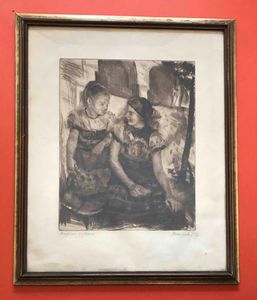 Firma non decifrata, 1937. Due incisioni Contadinelle ungheresi  - Asta Oltre 300 lotti ad offerta libera - Associazione Nazionale - Case d'Asta italiane