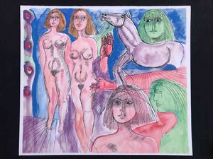 Cassinari  Bruno - Donne e cavallo