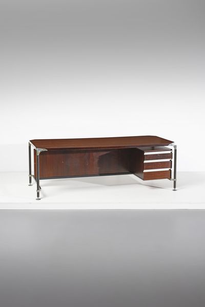 PARISI ICO & LUISA : Scrivania per MIM, Roma  - Asta Asta 378 | DESIGN E ARTI DECORATIVE DEL NOVECENTO - DESIGN Online - Associazione Nazionale - Case d'Asta italiane