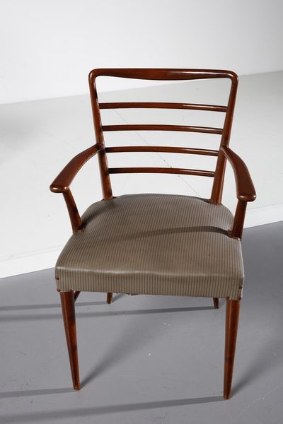 BUFFA PAOLO (1903 - 1970) : attribuito. Divano e tre poltroncine  - Asta Asta 378 | DESIGN E ARTI DECORATIVE DEL NOVECENTO - DESIGN Online - Associazione Nazionale - Case d'Asta italiane