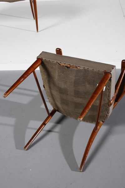 BUFFA PAOLO (1903 - 1970) : attribuito. Divano e tre poltroncine  - Asta Asta 378 | DESIGN E ARTI DECORATIVE DEL NOVECENTO - DESIGN Online - Associazione Nazionale - Case d'Asta italiane