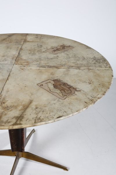 BEGA MELCHIORRE (1898 - 1976) : attribuito. Tavolo  - Asta Asta 378 | DESIGN E ARTI DECORATIVE DEL NOVECENTO - DESIGN Online - Associazione Nazionale - Case d'Asta italiane