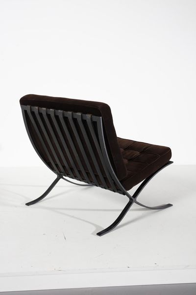 MIES VAN DER ROHE LUDWIG (1886 - 1969) : Poltrona Barcelona per Knoll  - Asta Asta 378 | DESIGN E ARTI DECORATIVE DEL NOVECENTO - DESIGN Online - Associazione Nazionale - Case d'Asta italiane