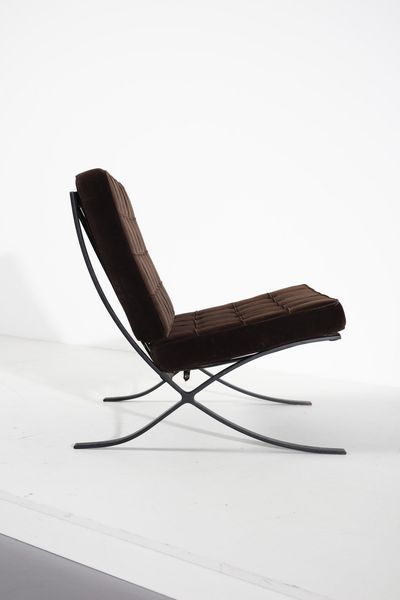 MIES VAN DER ROHE LUDWIG (1886 - 1969) : Poltrona Barcelona per Knoll  - Asta Asta 378 | DESIGN E ARTI DECORATIVE DEL NOVECENTO - DESIGN Online - Associazione Nazionale - Case d'Asta italiane