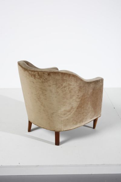 PONTI GIO (1891 - 1979) : attribuito. Coppia di poltrone  - Asta Asta 378 | DESIGN E ARTI DECORATIVE DEL NOVECENTO - DESIGN Online - Associazione Nazionale - Case d'Asta italiane