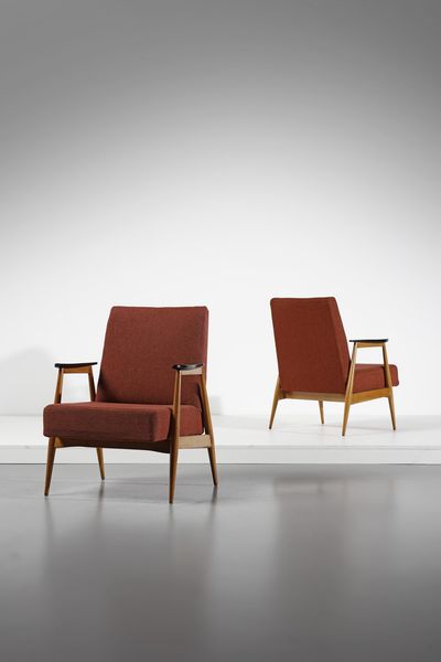 MANIFATTURA ITALIANA : Coppia di poltrone  - Asta Asta 378 | DESIGN E ARTI DECORATIVE DEL NOVECENTO - DESIGN Online - Associazione Nazionale - Case d'Asta italiane