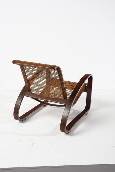 THONET, VIENNA : attribuito. Poltrona  - Asta Asta 378 | DESIGN E ARTI DECORATIVE DEL NOVECENTO - DESIGN Online - Associazione Nazionale - Case d'Asta italiane