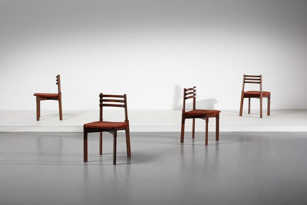 ISA BERGAMO : nello stile di. Quattro sedie  - Asta Asta 378 | DESIGN E ARTI DECORATIVE DEL NOVECENTO - DESIGN Online - Associazione Nazionale - Case d'Asta italiane