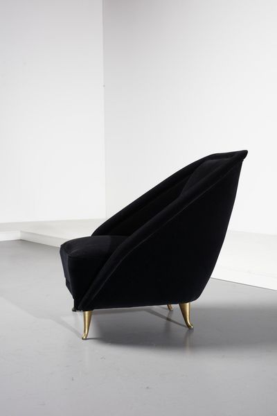 VERONESI GUGLIELMO (n. 1913) : Coppia di poltrone per Isa Bergamo  - Asta Asta 378 | DESIGN E ARTI DECORATIVE DEL NOVECENTO - DESIGN Online - Associazione Nazionale - Case d'Asta italiane