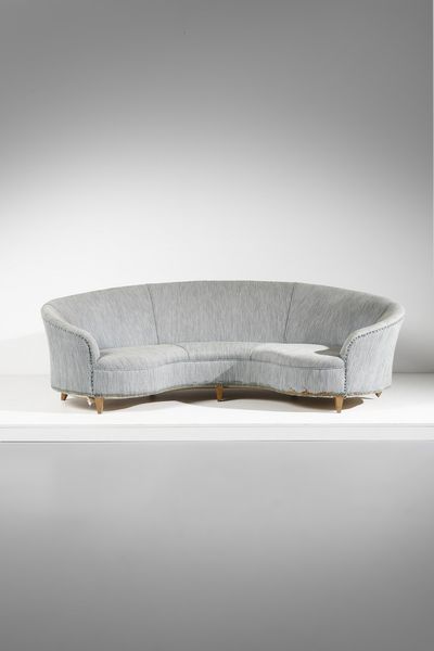 MUNARI FEDERICO : Divano curvo  - Asta Asta 378 | DESIGN E ARTI DECORATIVE DEL NOVECENTO - DESIGN Online - Associazione Nazionale - Case d'Asta italiane